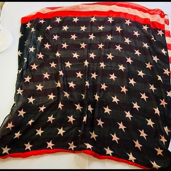 American Flag Infinity Circle Scarf - Picture 8 of 9